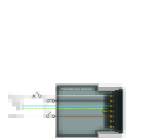 flex7 Starter distribution box with hard-wired control and emergency luminaire test