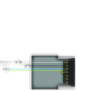 Starter Unit wiring diagram using flex7 plug-in control device without integral emergency luminaire test