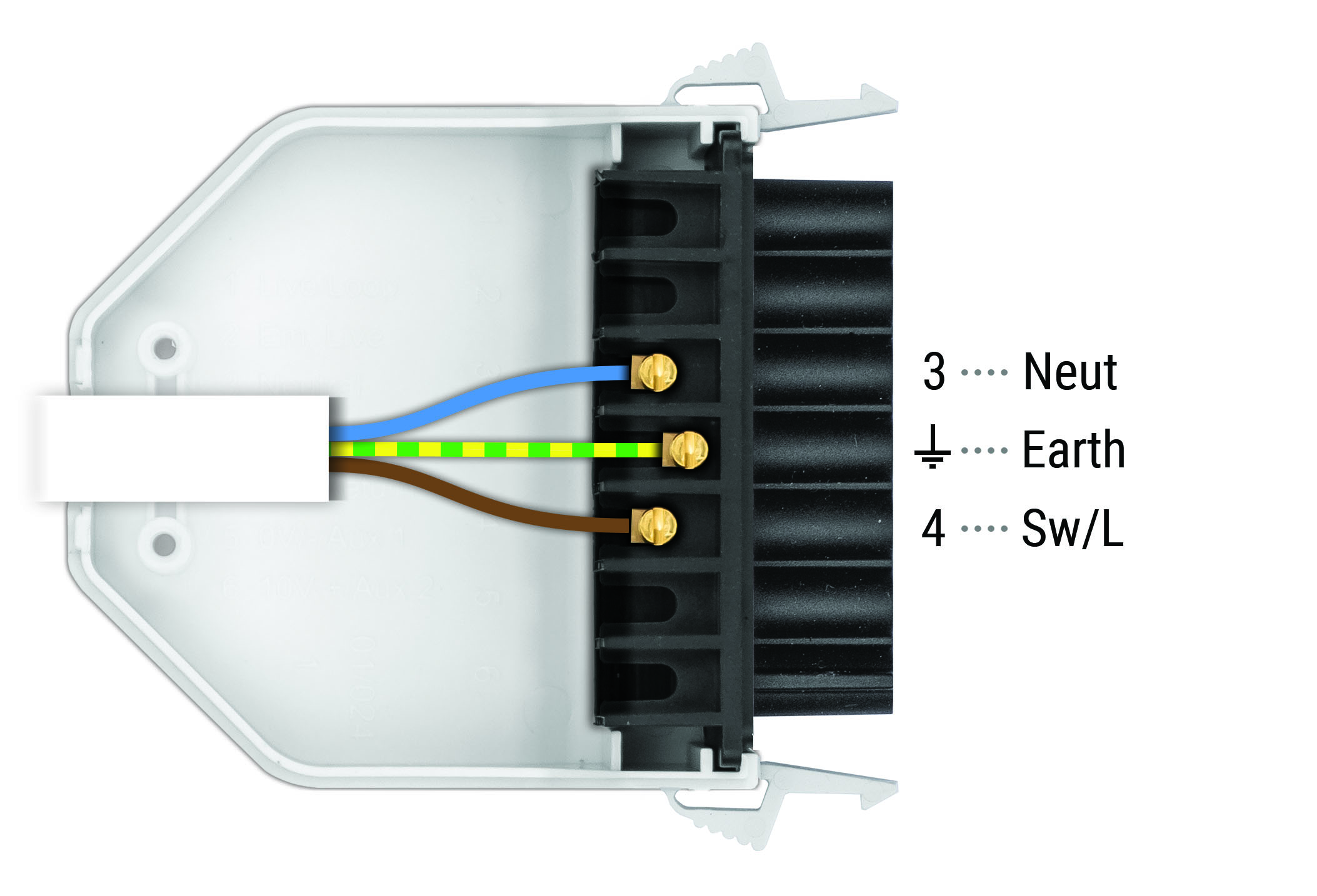 flex7 3-Pole Cable Mount Socket Wiring Diagram
