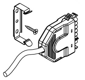 Using a mounting bracket with a flex7 Extender Lead