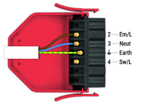 flex7 Non-maintained emergency luminaire lead wiring diagram