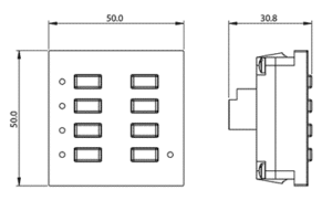 Scene setting panel dimensions