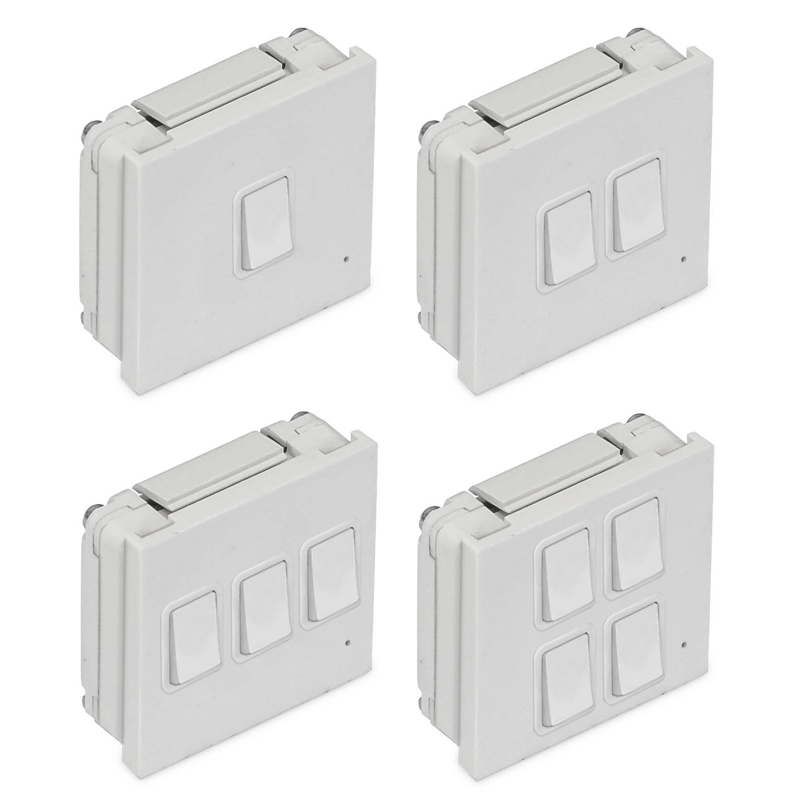 flex7 switch modules in white