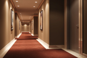 Hotel Corridor flex7 lighting controls