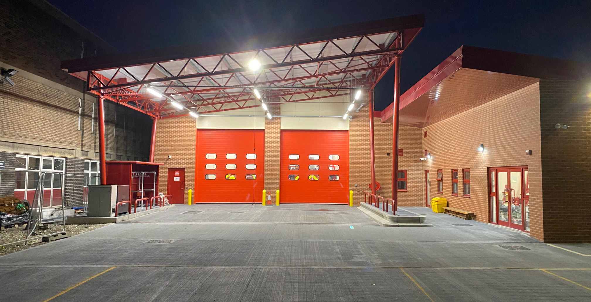 lighting controls at Wakefield Fire Station