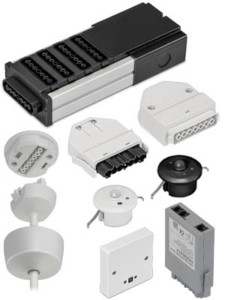 Group of flex7 lighting connection and control products