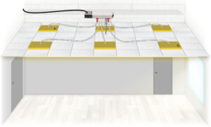 Presence control wired using flex7 lighting connection and control system.